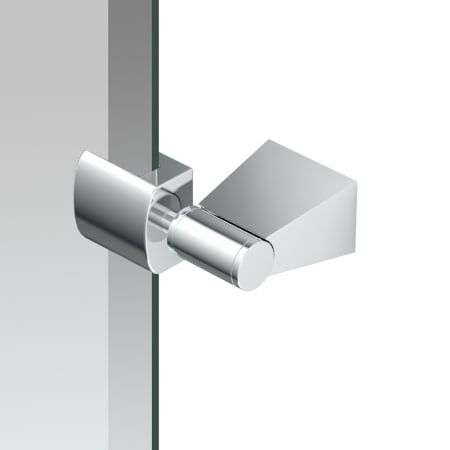 Gatco Bleu 19-1/2" W x 26-1/2" H Modern Oval Metal Frameless Bathroom Wall Mirror Chrome