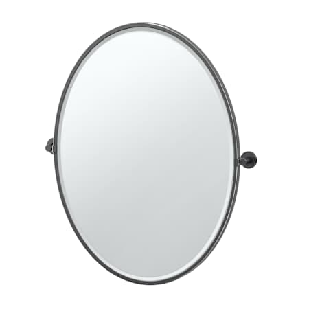 Gatco Reveal 29"W x 33"H Beveled Framed Wall Mounted Bathroom Mirror Matte Black