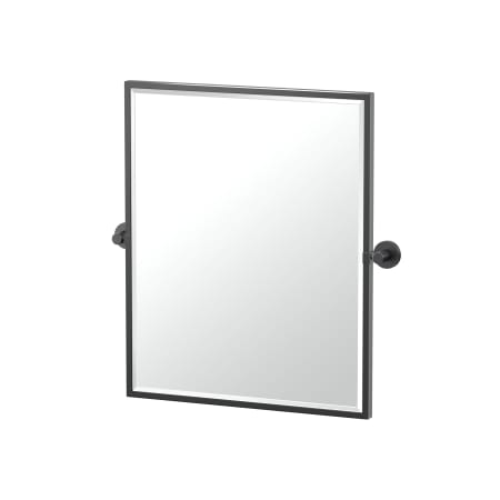 Gatco Reveal 20-1/2" W x 25" H Rectangular Metal Framed Accent Mirror Matte Black