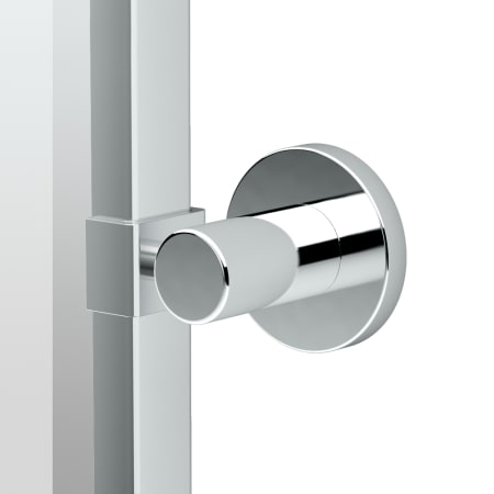 Gatco Channel 24-1/2" W x 32-1/2" H Modern Rectangular Framed Bathroom Wall Mirror Chrome