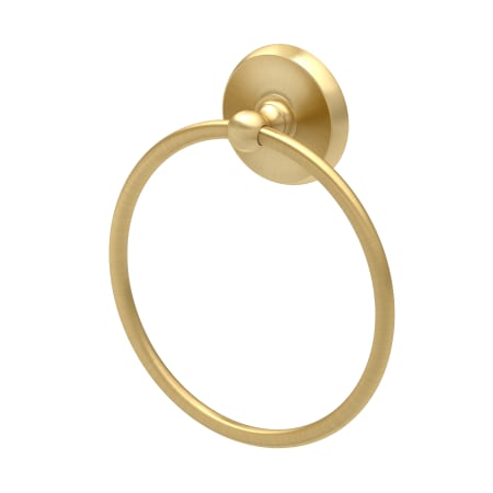 Gatco Designer II 6-1/2" Wall Mounted Towel Ring Brushed Brass