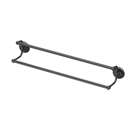 Gatco Designer II 24” Double Towel Bar Matte Black