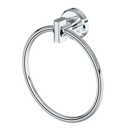 Gatco Locke 2-1/8" Wall Mounted Towel Ring Chrome