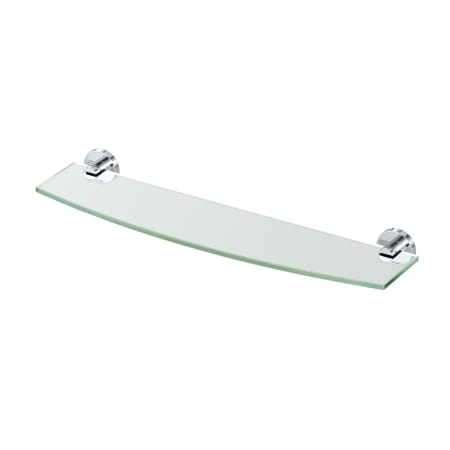 Gatco Sky 21" Glass Bathroom Shelf Chrome