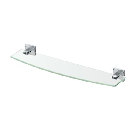 Gatco Mode 21" Glass Bathroom Shelf Chrome