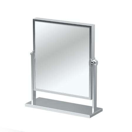 Gatco Elegant 9-3/4" W x 12" H Rectangular Framed Bathroom Mirror Chrome