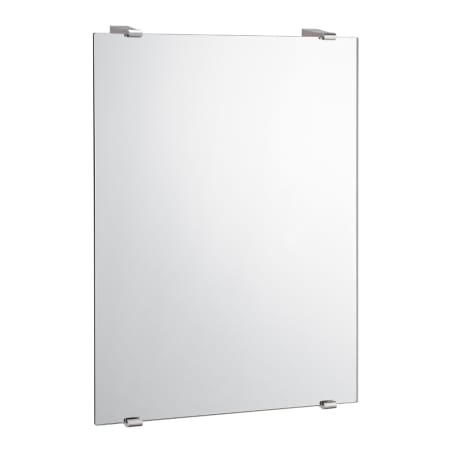 Gatco Bleu 22" W x 30" H Traditional Rectangular Frameless Bathroom Wall Mirror Chrome