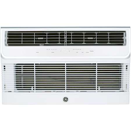 GE Volt 10000 BTU 208 or 230V Through Wall Air Conditioner with 10600 BTU Heater and Dry Mode Soft Gray