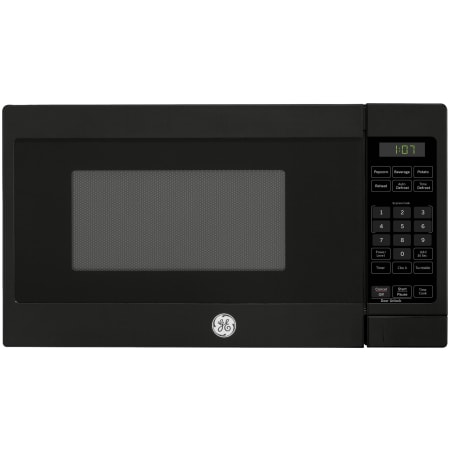 GE 18 Inch Wide 0.7 Cu. Ft. 700 Watt Countertop Microwave with Instant On Controls and Child Lock Black
