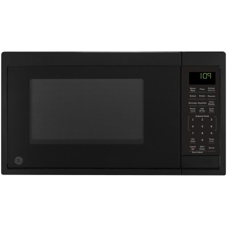 GE 19 Inch Wide 0.9 Cu. Ft. 900 Watt Countertop Microwave Black