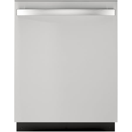 GE 24 Inch Wide 12 Place Setting Built-In Top Control Smart Dishwasher with Autosense Wash Cycle and ADA Compliant Design Stainless Steel