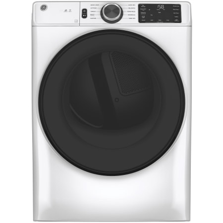 GE 28 Inch Wide 7.8 Cu Ft. Energy Star Rated Electric Dryer with Sanitize Cycle and WiFi White