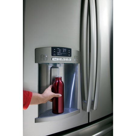 External Ice and Water Dispenser