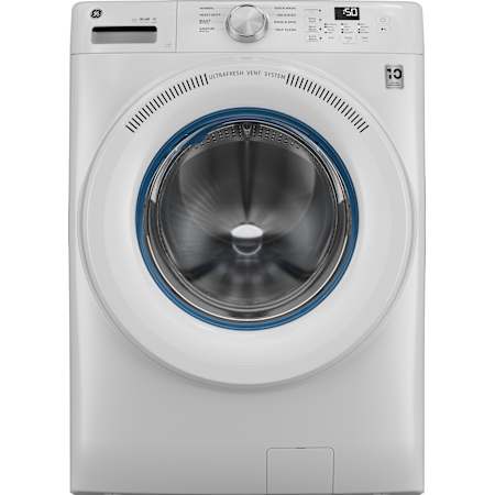 GE 28 Inch Wide 4.6 Cu. Ft. Energy Star Certified Front Loading Washing Machine White