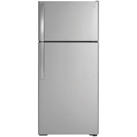 GE 28 Inch Wide 16.6 Cu. Ft. Energy Star Rated Full Size Refrigerator with LED Lighting and Sliding Deli Drawer Stainless Steel