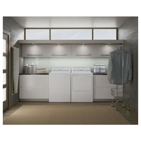 GE-GTW485AJ-Washer and Dryer Staged Side by Side