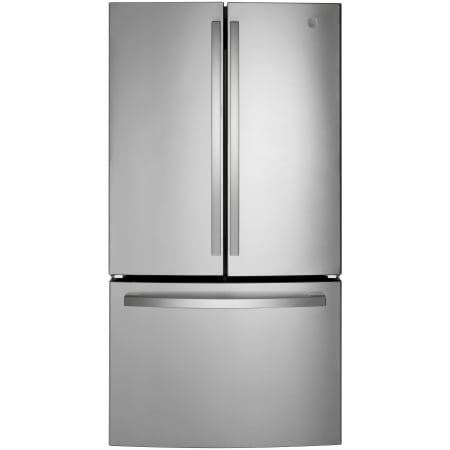 GE 36 Inch Wide 21.9 Cu. Ft. Energy Star Certified Fingerprint Resistant French Door Refrigerator with Door Alarm and Internal Water Dispenser Fingerprint Resistant Stainless