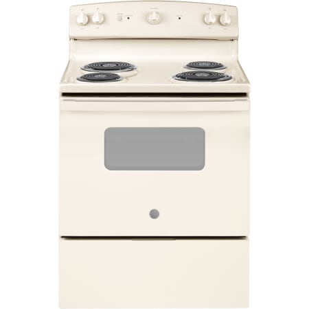 GE 30 Inch Wide 5 Cu. Ft. Free Standing Electric Range with Sensi-Temp Technology Bisque