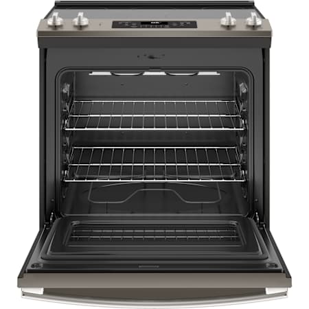 GE-JS660-Empty Open Oven