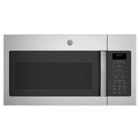 GE 30 Inch Wide 1.7 Cu. Ft. Over the Range Microwave with Weight and Time Defrost Setting Stainless Steel