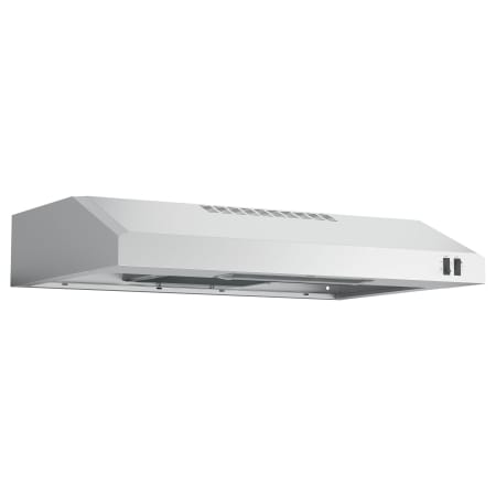 GE 200 CFM 30 Inch Wide Under Cabinet Range Hood with Vertical and Rear Exhaust Stainless Steel