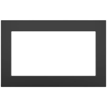 GE 27 Inch Wide Trim Kit for Built-In Microwaves Black