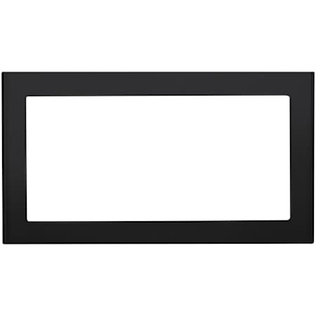 GE 27 Inch Wide Trim Kit for Built-In Microwaves Black Slate