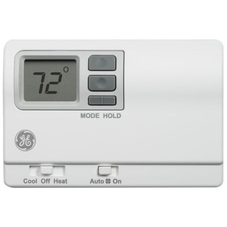 GE Programmable Thermostat 2 Stage Heat / 1 Stage Cool White