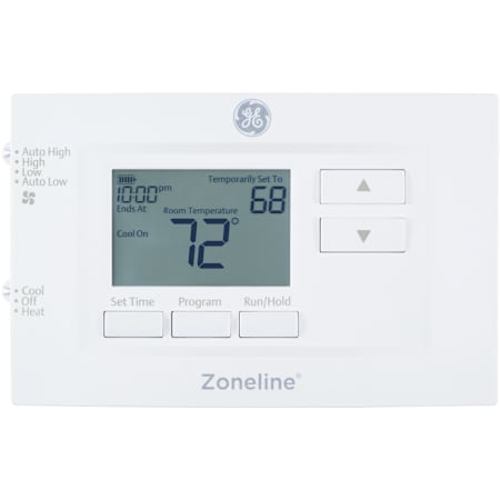 GE Programmable Thermostat for up to Conventional Systems White
