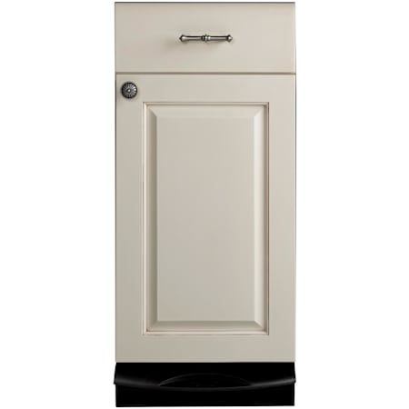GE 15 Inch Wide 1.4 Cu. Ft. Capacity Built-In Trash Compactor with 4:1 Compaction Ratio Panel Ready