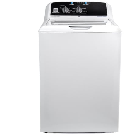 GE 27 Inch Wide 4.2 Cu. Ft. Commercial Top Loading Washing Machine with Antimicrobial Technology and Knob Controls White