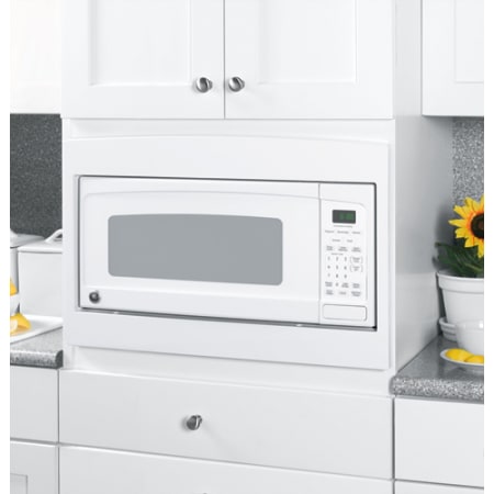 White Installed Front Angled View