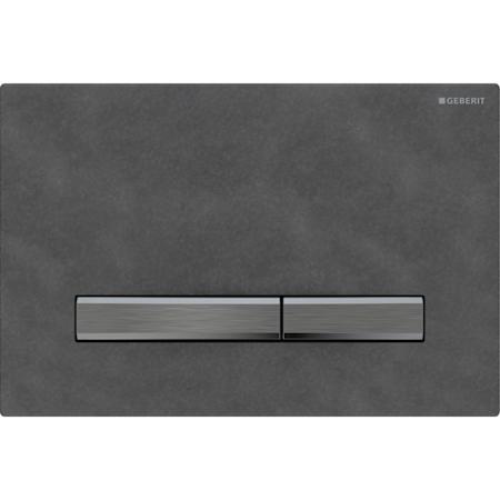 Geberit Sigma 50 Dual Flush Actuator Plate - Zinc Frame Mustang Slate