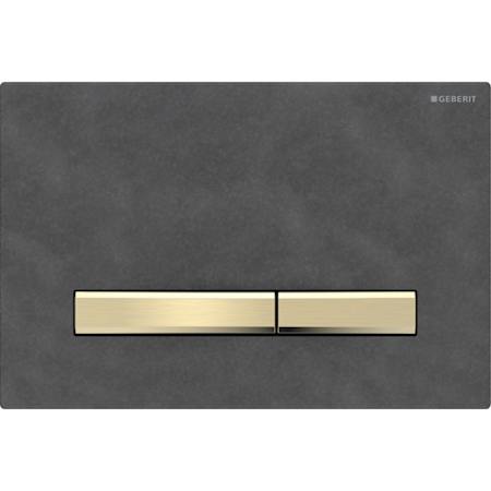 Geberit Sigma50 Dual-Flush Plate with Zinc Frame Mustang Slate
