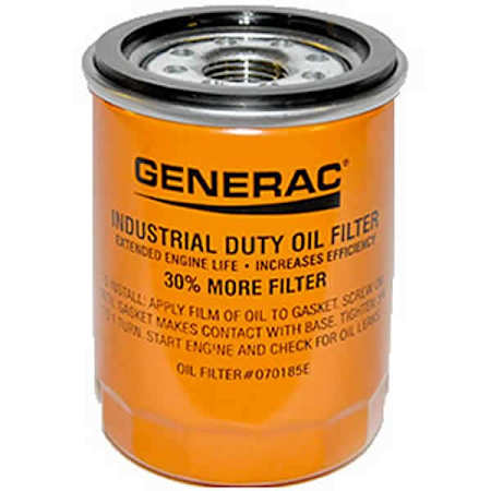 Generac 070185E Oil Filter 90mm (Orange) N/A