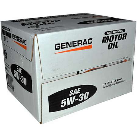 Generac Full Synthetic 5W30 Engine Oil (12 Quart) N/A