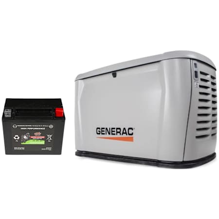 Generac 22kW (240 V) Single-Phase Air Cooled Multi-Fuel Standby Generator with Wi-Fi Capabilities and 12V 310 Cold Cranking Amps (CCA) AGM Battery N/A