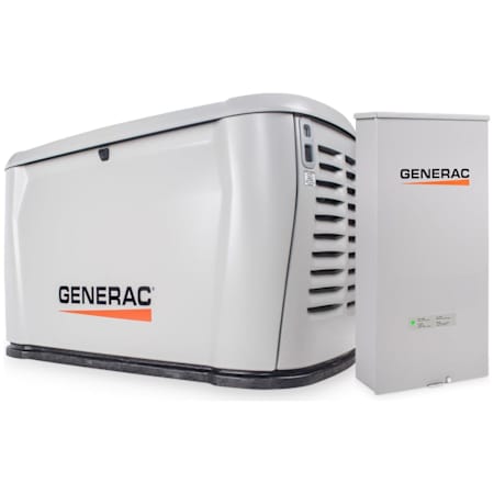 Generac 14k Watt (120 / 240 V) Single-Phase Air Cooled Standby Generator with Wi-Fi and 200A Transfer Switch Bundle N/A