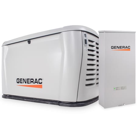 Generac 18kW (120 / 240V) Single-Phase Air Cooled Multi-Fuel Standby Generator with 200a Smart Automatic Transfer Switch, Cellular, Wi-Fi and Bluetooth N/A