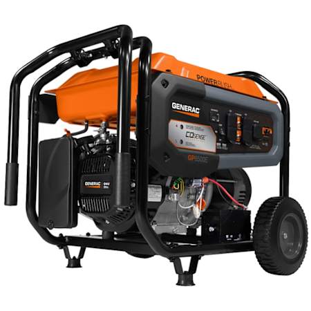 Generac GP Series 6,500 Watt (120 / 240V) Electric Button / Recoil Start Gasoline Portable Generator with COsense (49-State) N/A