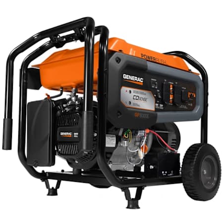 Generac GP Series 8,000 Watt (120 / 240V) Electric Button / Recoil Start Gasoline Portable Generator with COsense (49-State) N/A