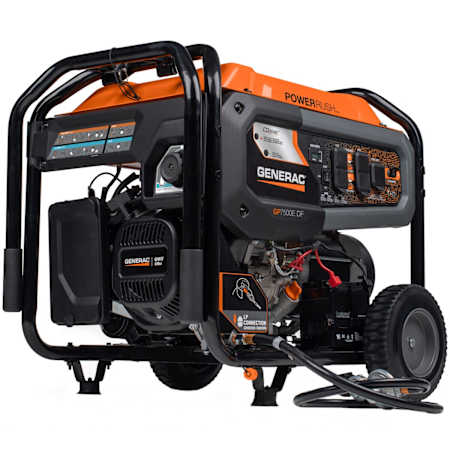 Generac GP Series 7,500 Watt (120 / 240V) Electric Button / Recoil Start Multi-Fuel Portable Generator with COsense (49-State) N/A