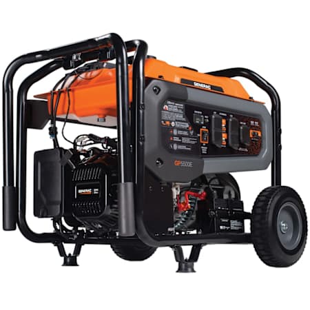 Generac GP Series 5,500 Watt (120 / 240V) Recoil Electric Start Gasoline Portable Generator with CO-SENSE (CARB) N/A