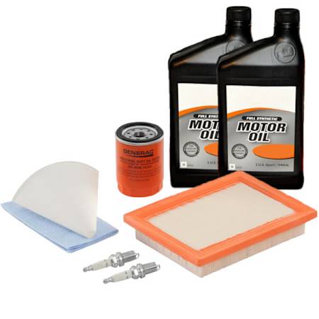 Generac Maintenance Kit for 11KW 2013 Evolution Standbys with 5W-20 Synthetic Oil N/A