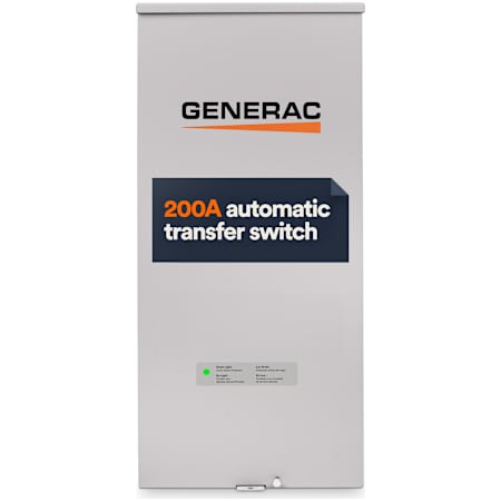 Generac 200-Amp 120/240V Single-Phase Service Entrance Rated Automatic Transfer Switch with Integrated Surge Protection (SPD) N/A