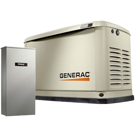 Generac Guardian Series 24kW (120 / 240V) Single-Phase Air Cooled Multi-Fuel Standby Generator with 200a Automatic Transfer Switch and Wi-Fi N/A