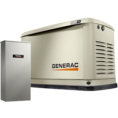 Generac Guardian Series 14kW (120 / 240V) Single-Phase Air Cooled Multi-Fuel Standby Generator with 200a Automatic Transfer Switch and Wi-Fi N/A