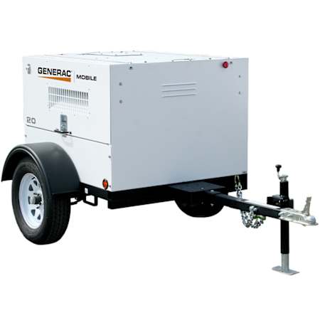 Generac 19kW (Prime) / 20kW (Standby) (120 / 240V) Single-Phase Towable Diesel Generator with Isuzu Engine N/A