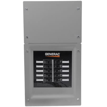 Generac 50-Amp (120 / 240V) Single-Phase Indoor Select Circuit Automatic Transfer Switch with 10-Circuit Load Center N/A