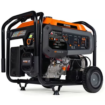 Generac GP Series 9,500 Watt (120 / 240V) Electric Button / Recoil Start Tri-Fuel Portable Generator with COsense (49-State) N/A